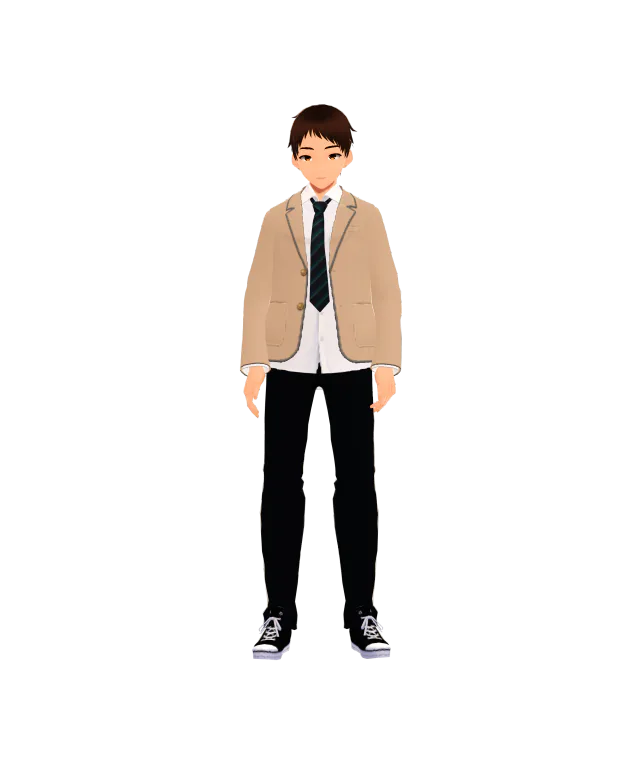 Lucas in a neutral standing pose